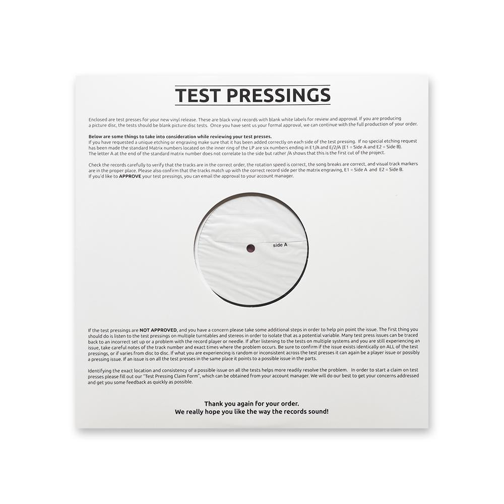 Vinyle Test Pressing - 15ème Round