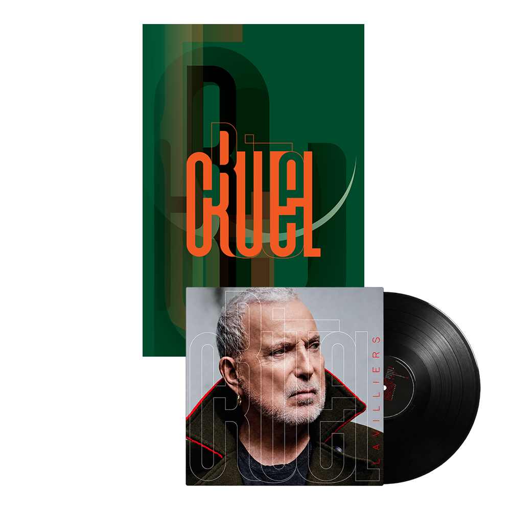 Pack "Rite cruel" Vinyle standard + Affiche d'art 40x60 cm